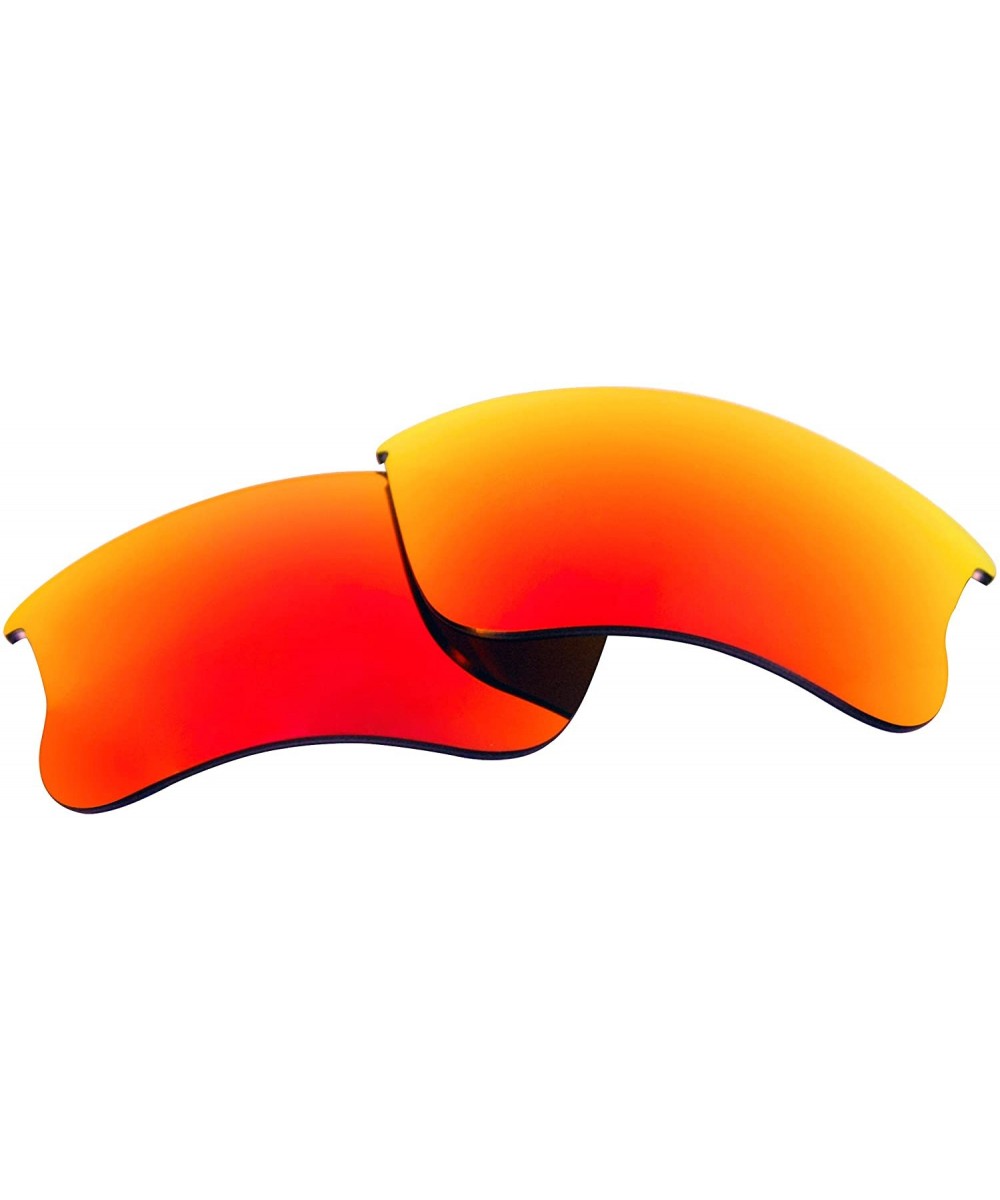 Polarized Replacement Sunglasses Lenses Flak Jacket XLJ with UV Protection - Fire Red Mirror - CV11JS38N15 $8.48 Sport