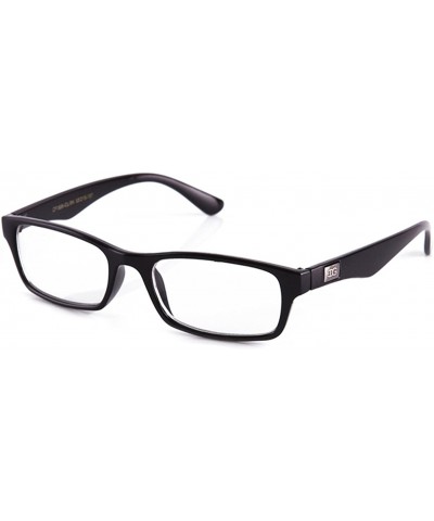 Unisex Clear Lens Plastic Fashion Glasses - Black - CH17YYWYIMD $6.93 Wayfarer
