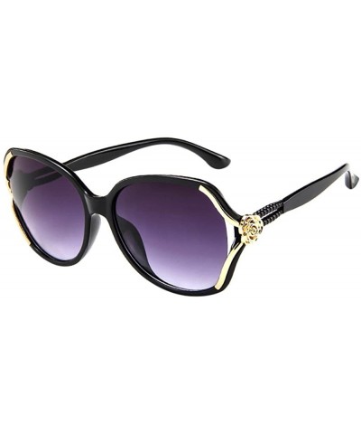 Unisex Rose Big Frame Sunglasses Mens Fashion Glasses Womens Casual Retro Vintage Eyeglasses Eyewear - D - CS18UNZ8747 $8.08 ...