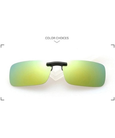 New Unisex Polarized Clip Sunglasses Near-Sighted Driving Night Vision Lens Anti-UVA Anti-UVB Cycling Riding - C4198AIOEE0 $1...