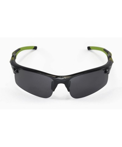 Polarized Sports Sunglasses for Fishing/Biking/Hiking/Golf/Ski - Multiple Options Available - Black - Polarized - CB11I0Y8YE9...