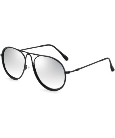 Sunglasses Rectangular Unbreakable - Black/Ice Tech - CD18EYQX9RU $10.76 Aviator