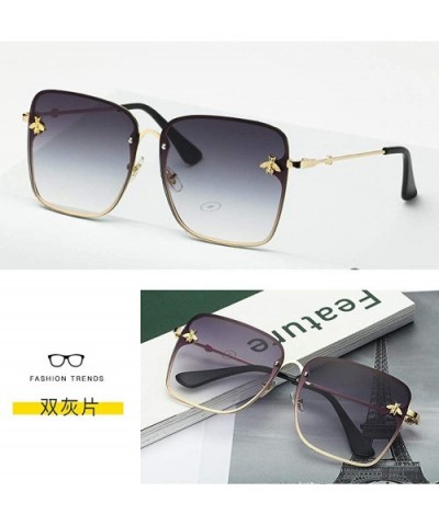 Square Metal Sunglasses Retro Sunglasses for Men and Women - 10 - CB198QYSXQ9 $26.74 Square