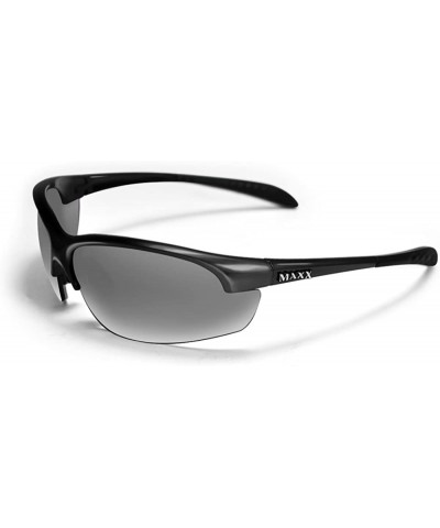 Sunglasses Domain Black Frame Polarized Smoke Lenses - CR11YA2MLS9 $14.32 Sport