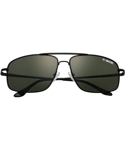 Crewchief Polorized Polarized Round Sunglasses - Black - C217Z309NWQ $13.96 Round