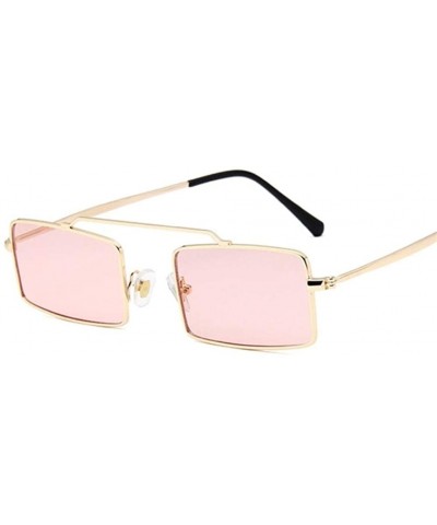 Vintage Sun Glasses Women Men Square Shades Rectangular Frame Sunglasses For Female - Blackgray - CR19996A46Z $9.64 Square