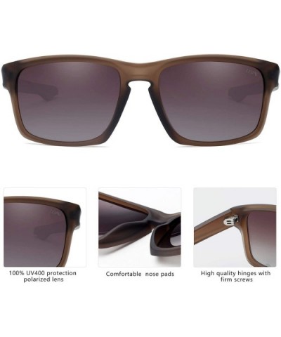 Sport Polarized Sunglasses for Men and Women Running Sun Glasses Driving Fishing UV Protection - C918UEM58T5 $9.77 Sport