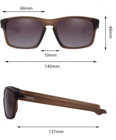 Sport Polarized Sunglasses for Men and Women Running Sun Glasses Driving Fishing UV Protection - C918UEM58T5 $9.77 Sport