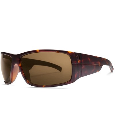 Mudslinger Matte Tortoise Wrap Sunglasses - Matte Tort - CR11SDBLQQH $41.63 Round