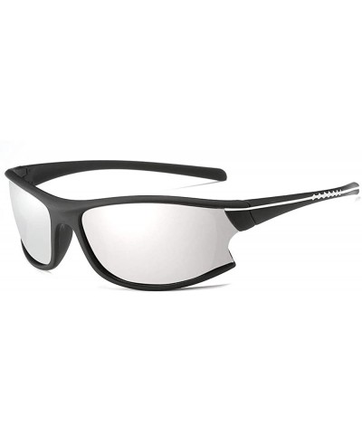 Men's Polarized Sunglasses Sports Sunglasses Dust Mirror Riding Glasses 2020 Fashion Mens Goggle - Silver - CU192SDI3X2 $10.0...