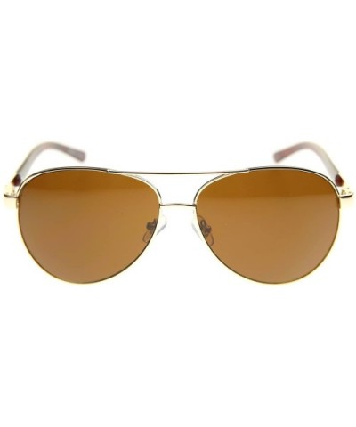 Vintage Retro Fashion Aviator Sunglasses Model NG8010 - Gold - CV184NWH5DO $6.98 Aviator
