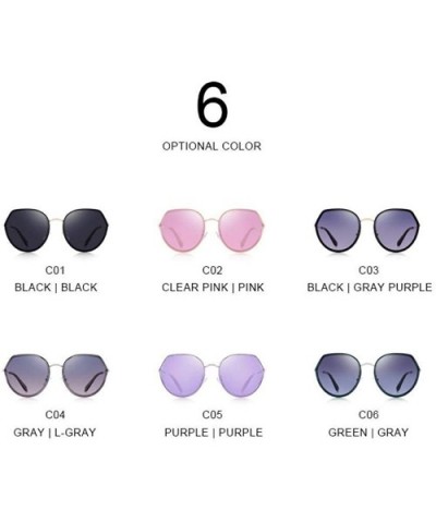 DESIGN Women Fashion Trending Sunglasses Ladies Luxury Polarized Sun C01 Black - C01 Black - CM18XE0SOY8 $10.50 Oversized