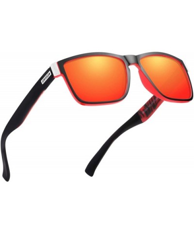 Vintage Polarized Sunglasses for Men and Women Driving Sun glasses 100% UV Protection - CM18U3999O6 $19.22 Square