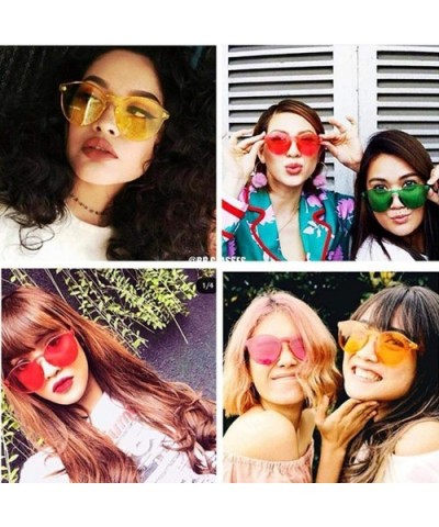 Unisex Fashion Candy Colors Round Outdoor Sunglasses Sunglasses - Dark Yellow - CL190R0R4IU $13.33 Round