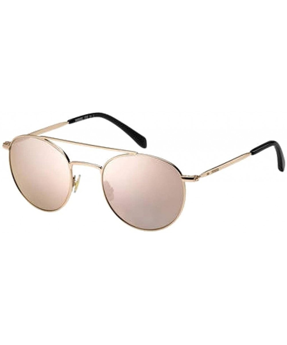 Laverton Round Sunglasses FOS3069 - Red Gold - C418Q3OAYT0 $54.38 Round