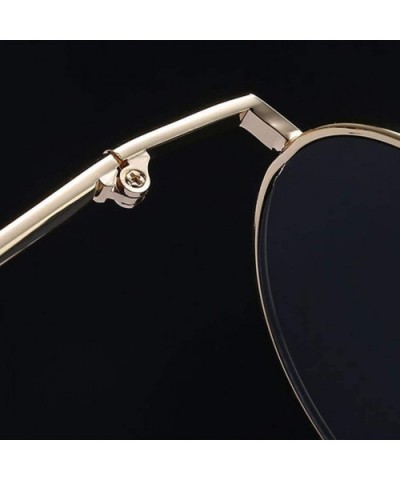 Unisex Vintage Square Shaped Eye Sunglasses Retro Eyewear Fashion UV Resistance Radiation Protection - Black - CH196ES5WD3 $6...