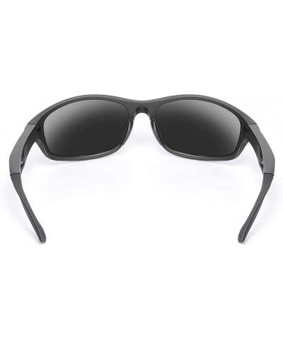 Professional Polarized Cycling Glasses Casual Sports Bike Eyewear Comfort Outdoor Sunglasses - Black - CE18T2KKY2W $8.16 Rect...