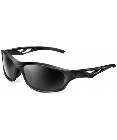 Professional Polarized Cycling Glasses Casual Sports Bike Eyewear Comfort Outdoor Sunglasses - Black - CE18T2KKY2W $8.16 Rect...