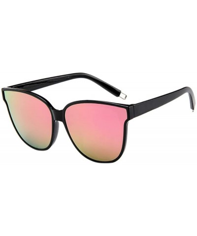 Vintage Sunglasses for Women - Oversized UV 400 Protection Sun Glasses Plastic Frame Mirrored Shades - B - CS196EQQGQA $5.16 ...