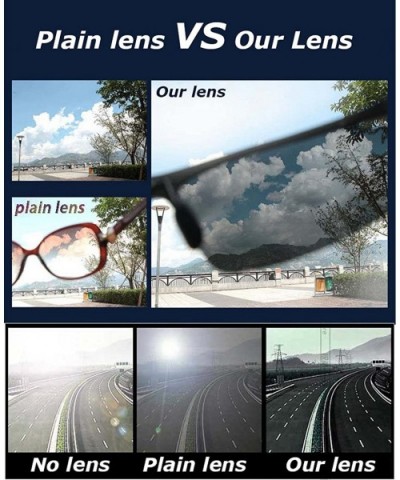 Men's Polarized Sunglasses for Driving Fishing Golf Metal Glasses UV400 - Red - CR12M9S952L $18.29 Wayfarer