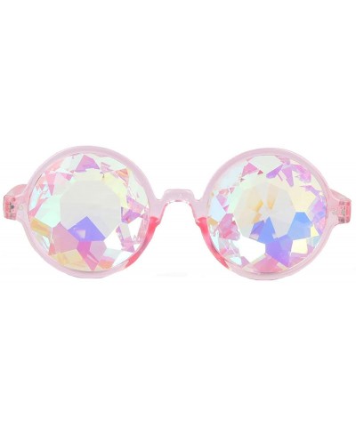 Vintage STEAMPUNK GOGGLES Glasses Bling Lens Goth COSPLAY PARTY Sunglasses - Pink - CC182OK4U4Q $8.48 Sport