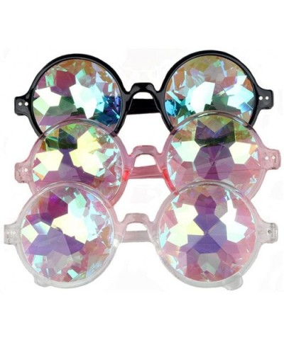 Vintage STEAMPUNK GOGGLES Glasses Bling Lens Goth COSPLAY PARTY Sunglasses - Pink - CC182OK4U4Q $8.48 Sport