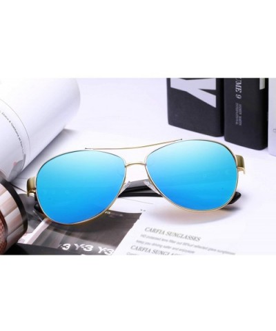 Polarized Sunglasses for Women UV Protection Outdoor Glasses Ultra-Lightweight Comfort Frame - Ice Blue Mirror - C918Z2SZEDM ...