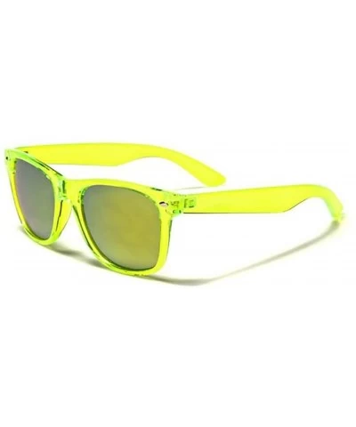 Color Mix Sunglasses - Yellow - CQ18DNMW6IZ $6.40 Wayfarer