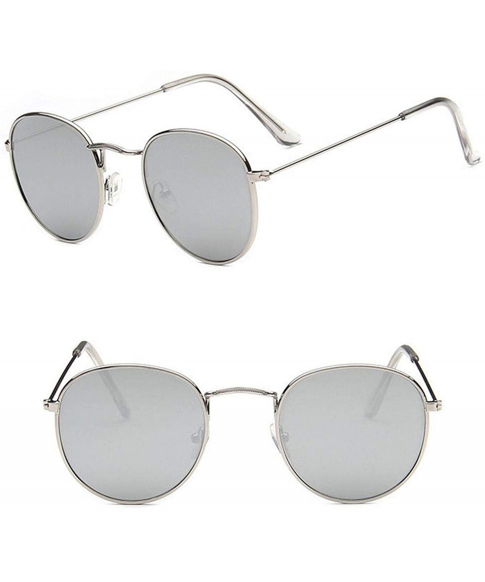 Vintage Oval Classic Sunglasses Women/Men Eyeglasses Street Beat Shopping Mirror Oculos De Sol Gafas UV400 - C319853LA6M $18....