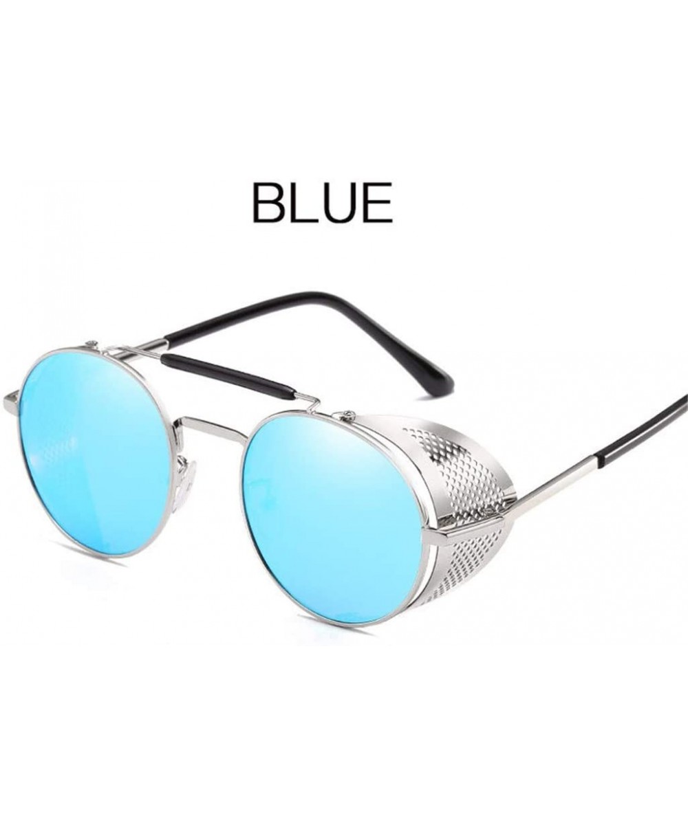 Fashion Gothic Steampunk Sun Glasses er Vintage Round Women Men Steam Punk Sunglasses Oculos - 8 - CR18WTDNMCW $20.91 Round