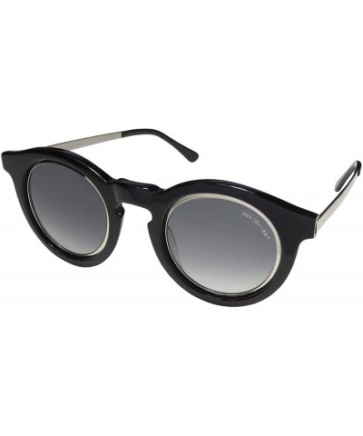 Oswald Womens/Ladies Designer Full-rim 100% UVA & UVB Lenses Sunglasses/Eyewear - Black / Silver - CQ1930HN5K8 $36.47 Rectang...