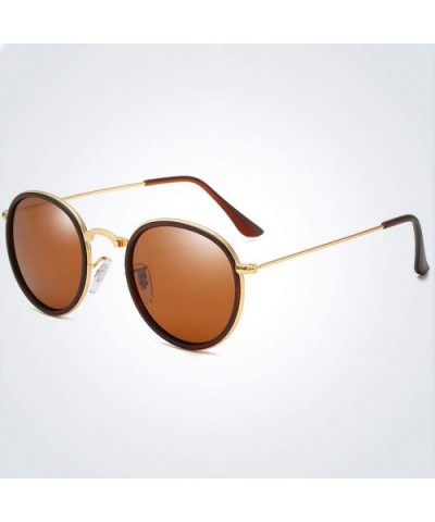 Classic Polarized Sunglasses Round Glasses Women Men Metal Driving Sun UV400 Shades Eyewear Oculos De Sol - 6 - C7197Y7MEGA $...