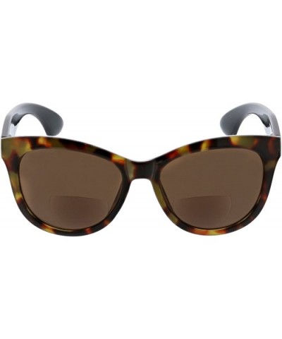 Women's Caliente Bifocal Square Reading Sunglasses - Tortoise - CI189SRM777 $21.06 Square