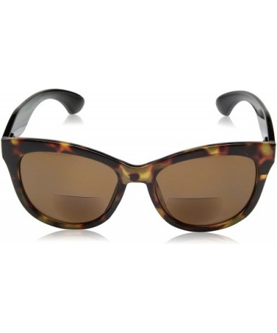 Women's Caliente Bifocal Square Reading Sunglasses - Tortoise - CI189SRM777 $21.06 Square