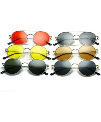 Sunglasses New Trend Fashion Metal Color Coating UV400 Travel Outdoor Summer 3 - 4 - CI18YQTKSNA $5.49 Aviator