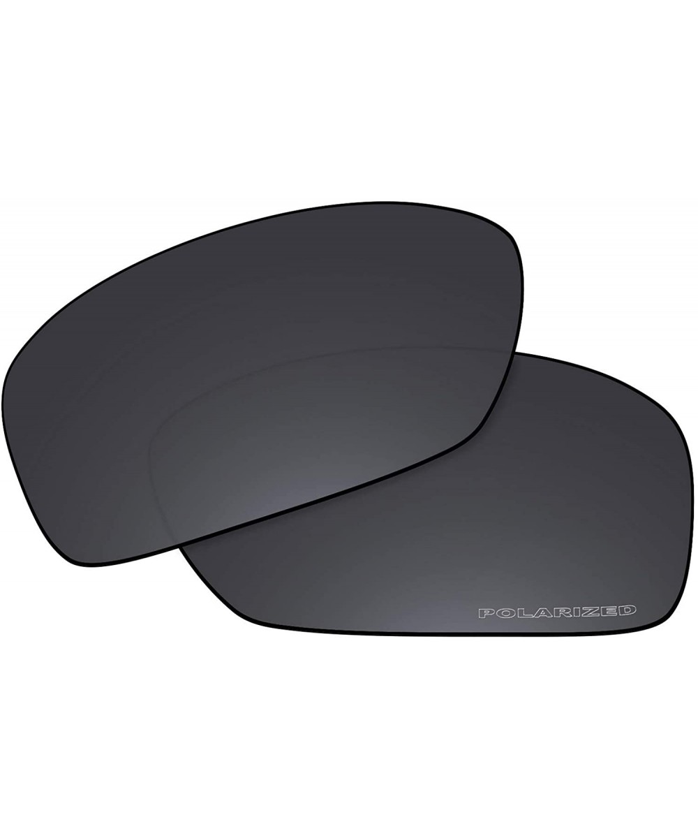 Replacement Lenses Compatible with Oakley Hijinx Sunglass - Black Polycarbonate Combine8 Polarized - CH18DYLRHLG $21.76 Shield