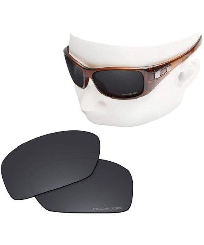 Replacement Lenses Compatible with Oakley Hijinx Sunglass - Black Polycarbonate Combine8 Polarized - CH18DYLRHLG $21.76 Shield