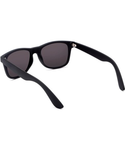 Stylish Retro Polarized Sunglasses Unisex 100% UV Protection - Black Frame & Blue Lens - C81856ILXRE $39.25 Wayfarer