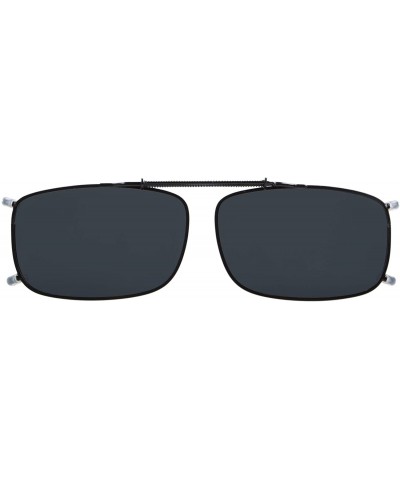 Easyclip Spring Polarized Clip On Sunglasses - C63-grey - CF126NIYEH9 $11.84 Rectangular