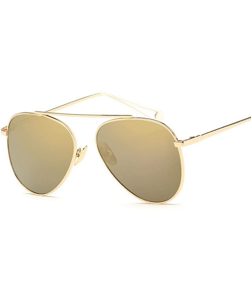 Sunglasses Fashion Metal Frame Color Coating UV400 Outdoor Travel Summer Sun 6 - 5 - C018YR3W5S5 $8.47 Aviator