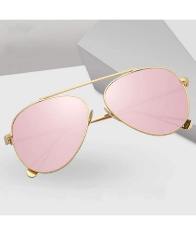Sunglasses Fashion Metal Frame Color Coating UV400 Outdoor Travel Summer Sun 6 - 5 - C018YR3W5S5 $8.47 Aviator