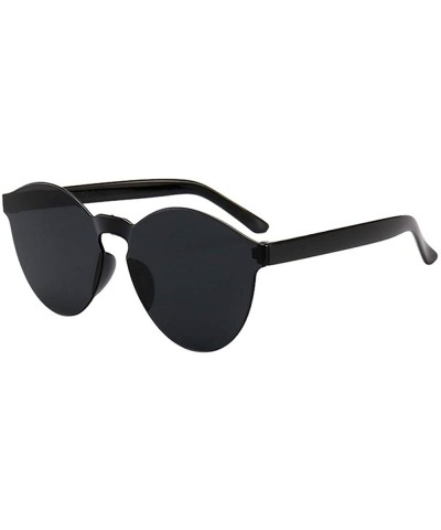 Colored Sunglasses Mirrored Birthday - Black - C918SY2HY3Z $5.21 Oversized