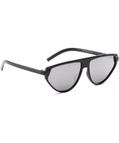 Polarized Sunglasses Fashion Protection Festival - Black Silver - C118TQK05HU $9.80 Oversized