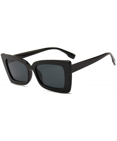 2019 Square Sunglasses Men Brand Designer Mirror Photochromic Oversized Black - Black - CW18XEC6EUC $7.13 Oversized