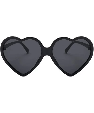 Women Fashion Oversized Heart Shaped Retro Sunglasses Cute Eyewear UV400 - C61943HQDA6 $7.53 Oversized