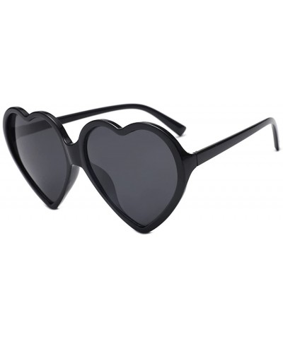 Women Fashion Oversized Heart Shaped Retro Sunglasses Cute Eyewear UV400 - C61943HQDA6 $7.53 Oversized