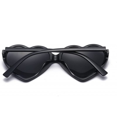 Women Fashion Oversized Heart Shaped Retro Sunglasses Cute Eyewear UV400 - C61943HQDA6 $7.53 Oversized