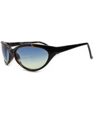 Vintage Mens Womens Oval Sunglasses - Tortoise / Blue - CU18ECEENE4 $10.62 Oval