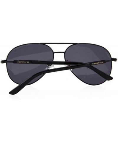 Classic Pilot Sunglasses Womens Polarized Mirror with Case - UV 400 Protection 62MM - Black - CV18KIKZ7R0 $8.91 Goggle