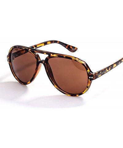 Sunglasses Men Polarized Retro Female Classic Fashion Light Pilot Women Black - Brown - CJ18YR3KO00 $9.14 Aviator